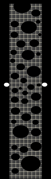 Slide 19: the central band with its spots missing